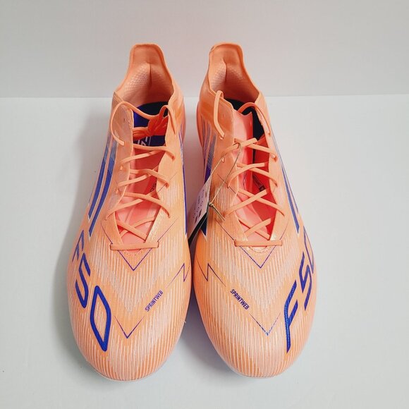 NEW Adidas F50 Elite AG Soccer Cleats JH7637 Size 13.5 Orange main image 9